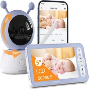 Baby Monitor Camera with Motion & Crying Detection