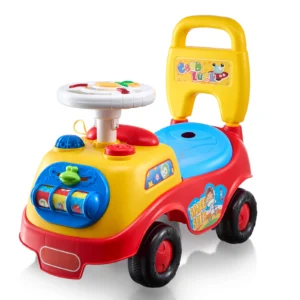 Toddler Ride On Toy Car with Music Steering Wheel