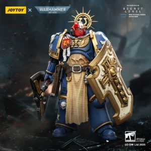 JOYTOY Warhammer 40K 1/18 Space Marines 2 Action Figure Ultramarines Metaurus with Power Axe, Stormshield and Plasma